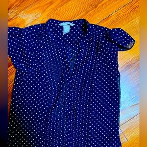 H&M blue elegant blouse